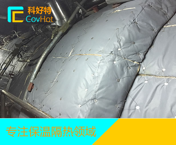 可拆卸式保温被使用前后的散热对比