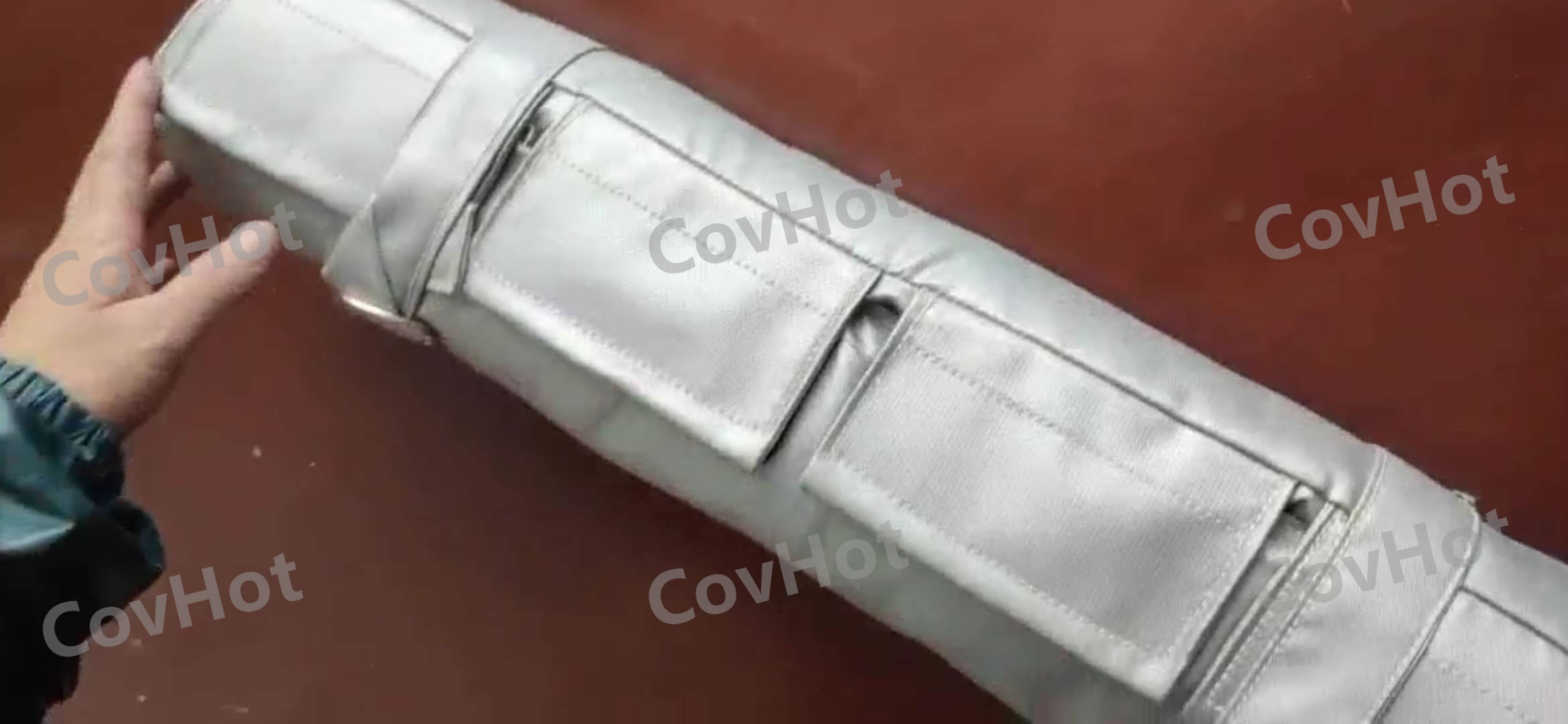 管道保温好方法,柔性可拆卸管道保温套