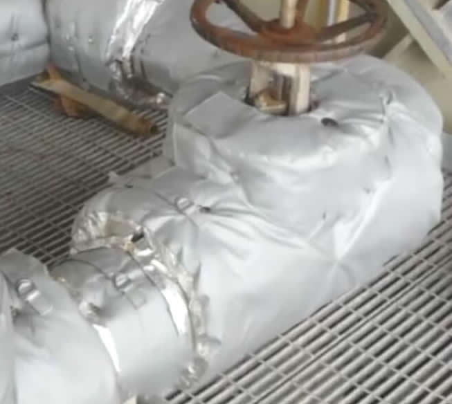 管道可拆卸保温套和传统保温比较有明显优势