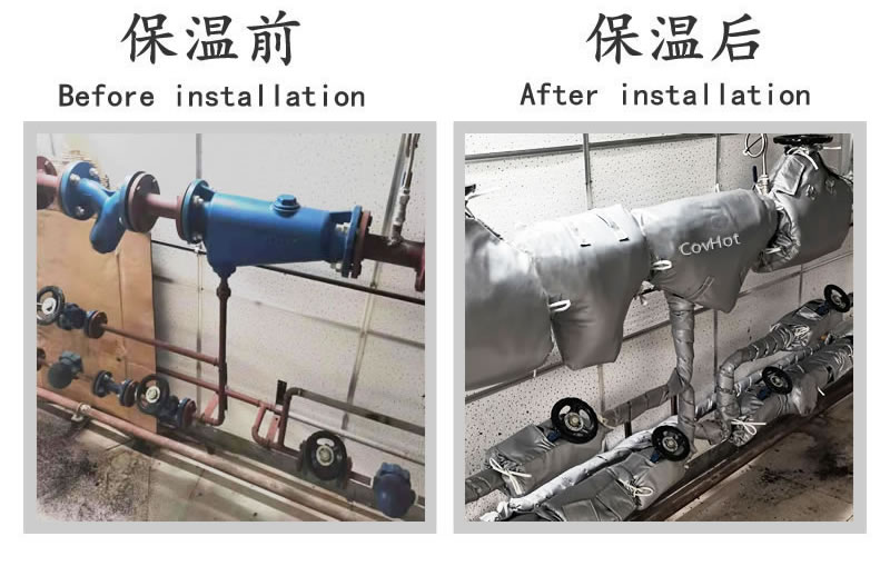 柔性可拆卸阀门保温夹克衣(套)的主要参数