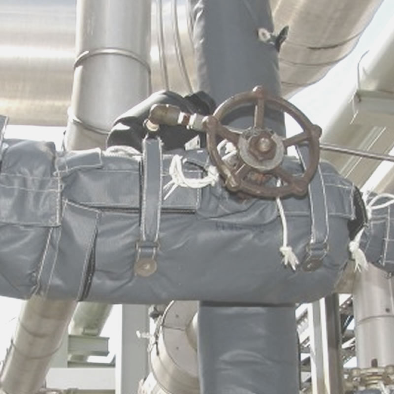 可拆卸管道保温套